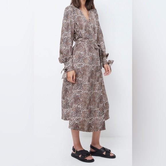 Baum und Pferdgarden animal print silk MIDI dress - Picture 3 of 13